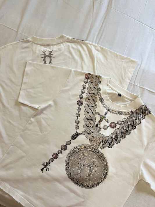 CHAINED WHITE TEE